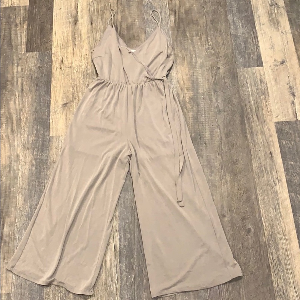 Sienna Sky Faux Wrap Romper. Medium.